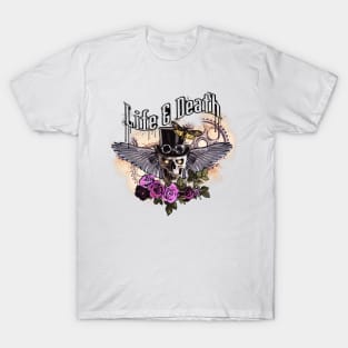 Life & Death Skull #2 T-Shirt